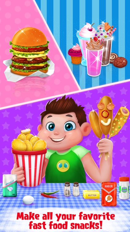 Burgers & Shakes - Fast Food Maker screenshot-4