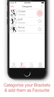 bracket - tournament builder for sports iphone screenshot 2