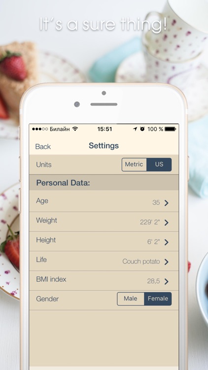 Сalorie counter and pedometer screenshot-3