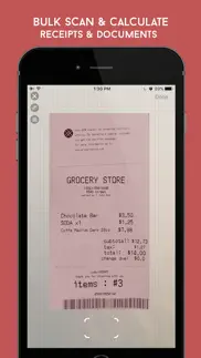 camculator - calculate receipts documents with your camera iphone screenshot 1