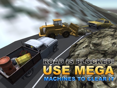 地すべり救助クレーン - このシミュレーターのゲームに大きなトラック＆クレーンを駆動のおすすめ画像4
