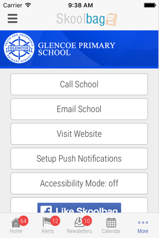 Glencoe Primary School - Skoolbag screenshot 4