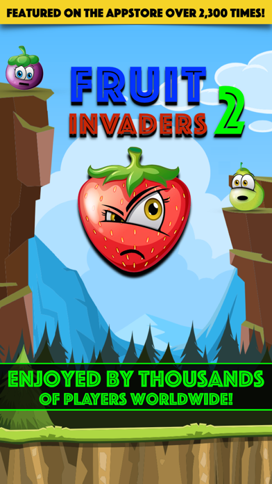 Screenshot #1 pour Fruit Invaders - Shoot Fruit. Save Earth. Big Fun.