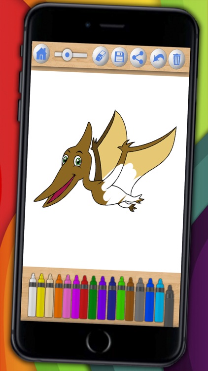 Dinosaurs Coloring book & Paint the Jurassic - Premium screenshot-3