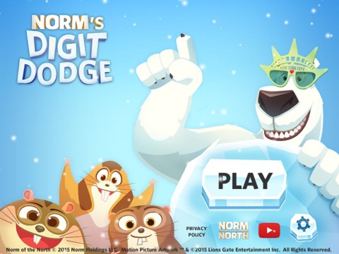 Screenshot #4 pour Norm of the North's Digit Dodge