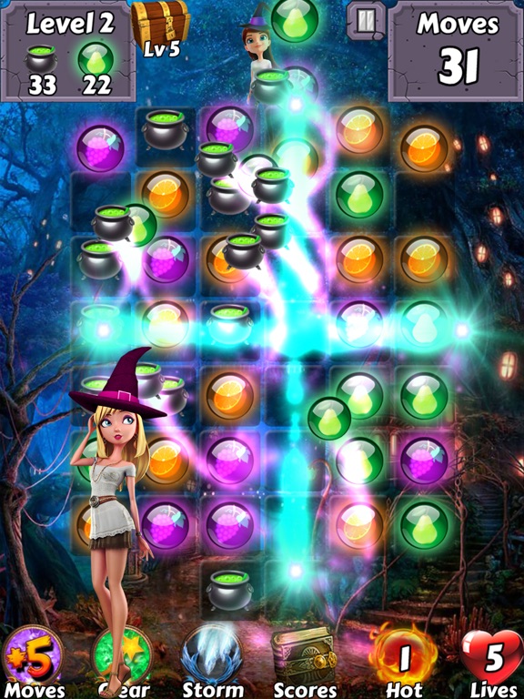 Screenshot #5 pour Bubble Girl Soda Witch - Pop the yummy gem candy and easy shooter puzzle
