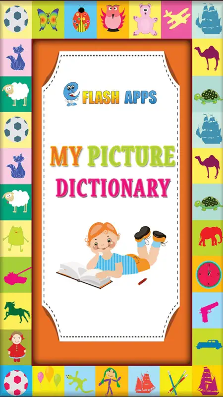Kids Picture Dictionary : A to Z educational app for children to learn first words and make sentences with fun record tool! screenshot 1 of 4