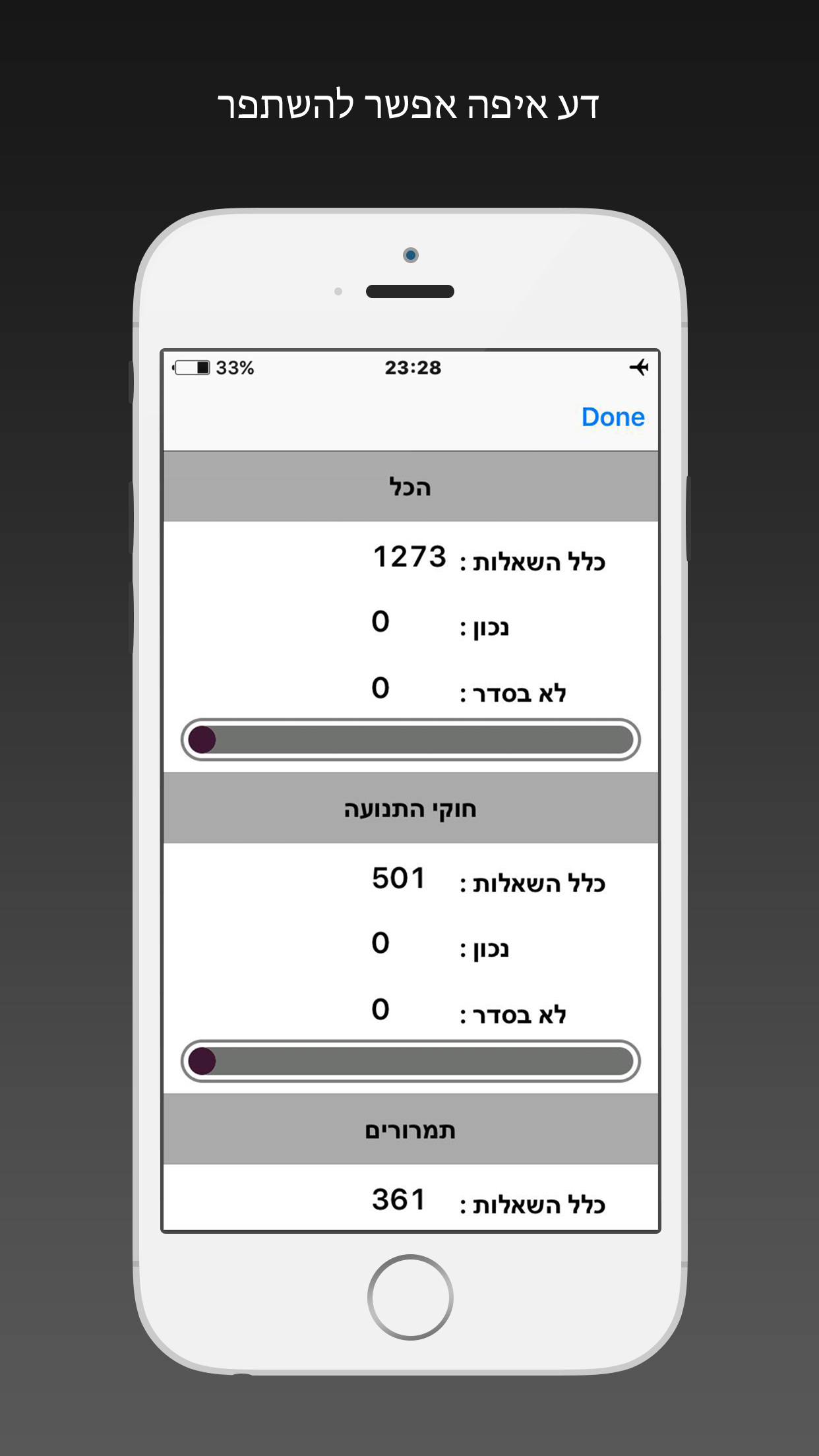 לימוד תאוריה - תמרורים נוהג screenshot 3