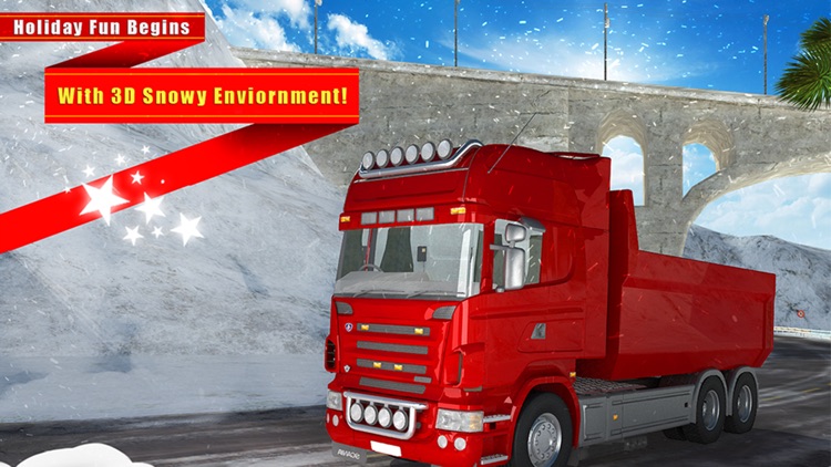 Big truck simulator: Christmas gift