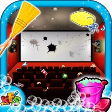 Activities of Cinema Theater Wash – Cleanup messy & dirty theater rooms in this washing game