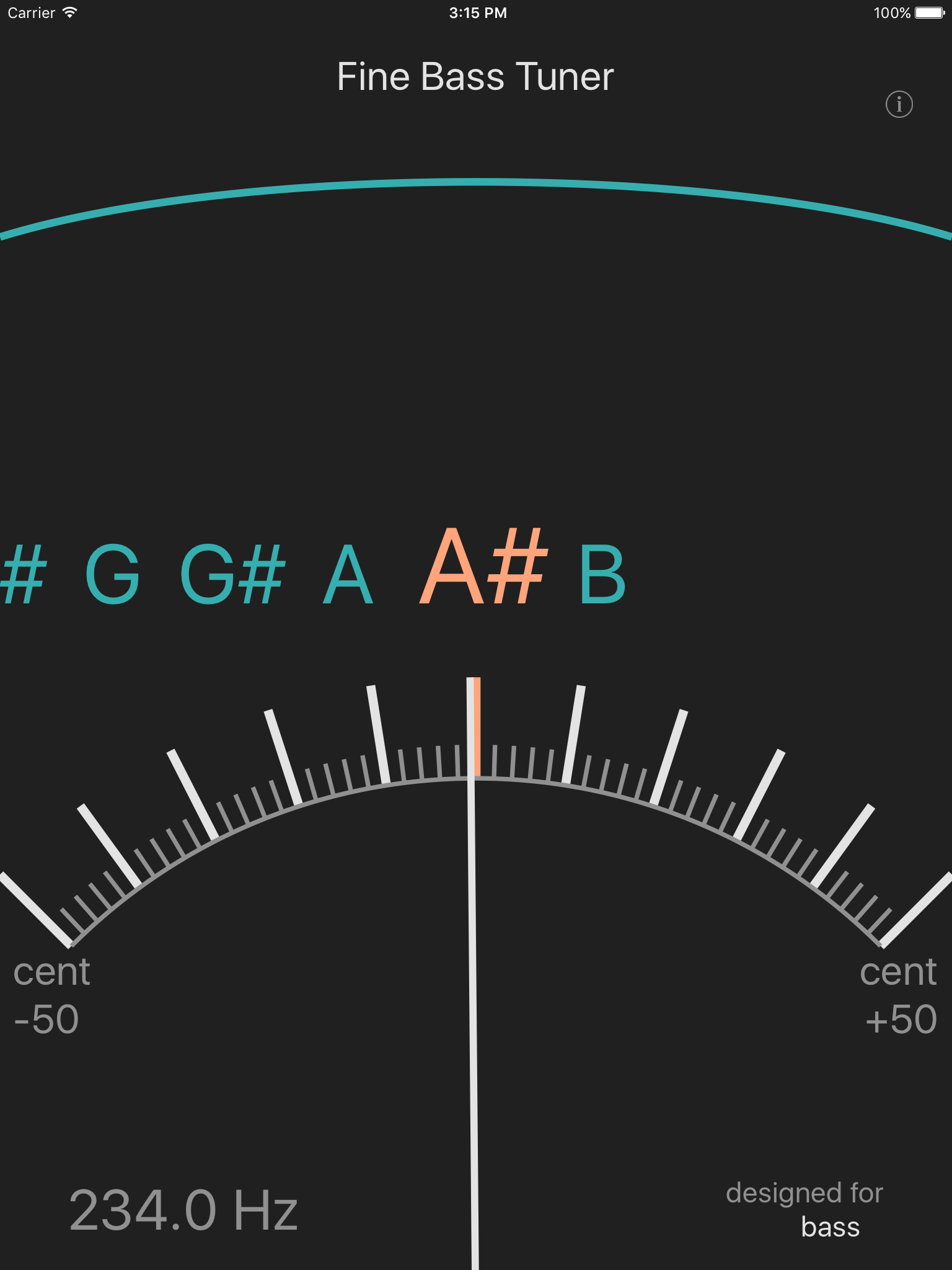Fine Bass Tuner screenshot 5