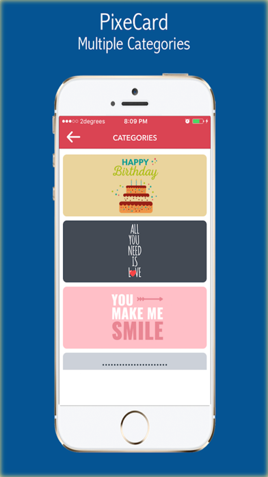 Screenshot #2 pour PixeCard Greeting Card Maker