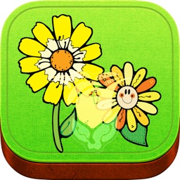Coloriage fleurs de livres pour enfants