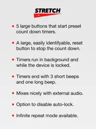 Stretch - A countdown timer for fitness, workout, egg, or anything really ipad bilder 1