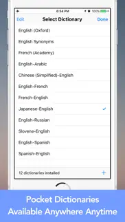 dictionary offline free iphone screenshot 2