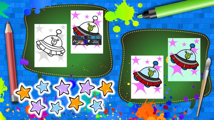Coloring Book The Space screenshot-3