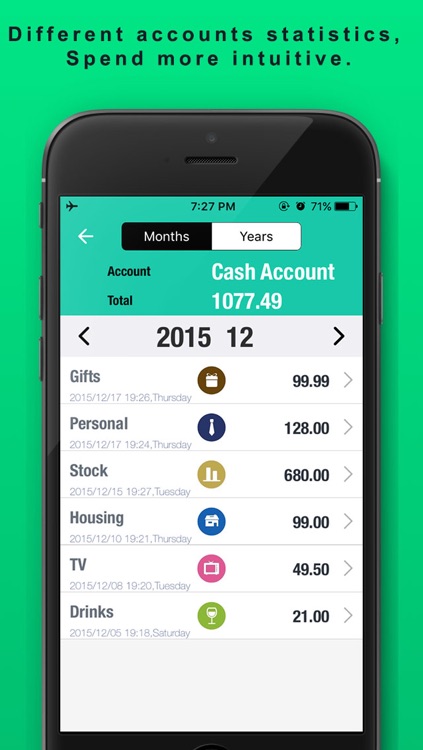 Spending Tracker SpendNext2 - Monthly Budget and expense planner with accounts checkbook screenshot-3
