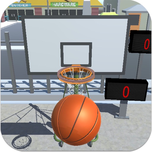 Shooting Hoops basketball game Icon