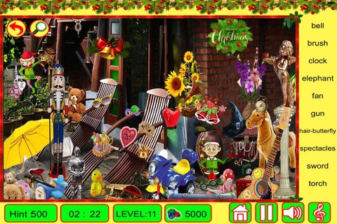 Merry Christmas Hidden Objects Free - náhled