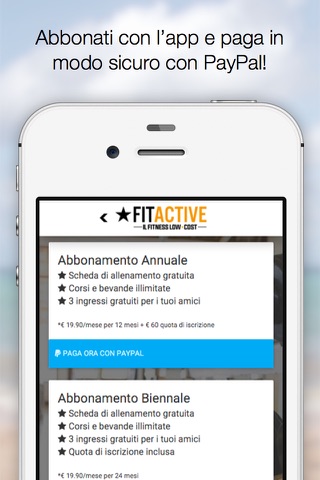 FitActive - il fitness low cost screenshot 2