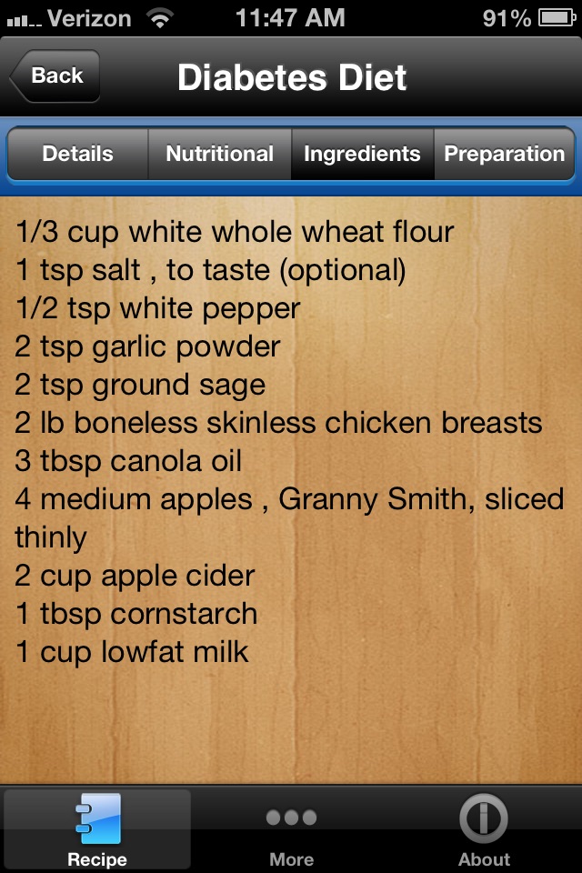 Diabetes Diet - Proper Nutrition for the Diabetic screenshot 3