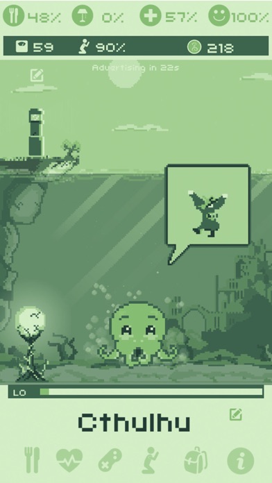 Screenshot #2 pour Cthulhu Virtual Pet