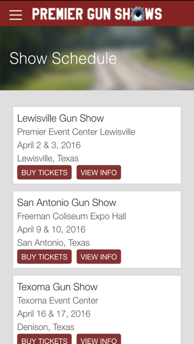 How to cancel & delete Premier Gun Shows from iphone & ipad 3