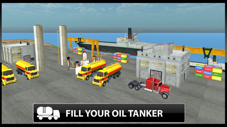 Transport Oil 3D - Cruise Cargo Ship and Truck Simulator