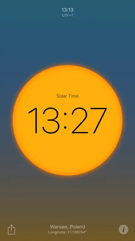 Sonnenzeit App screenshot 1 of 5