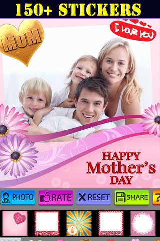 Mother's Day Greeting Cards and Stickers screenshot 3