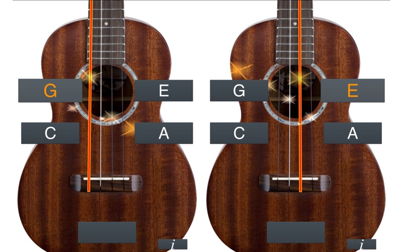 ukulele tuner simple iphone screenshot 1