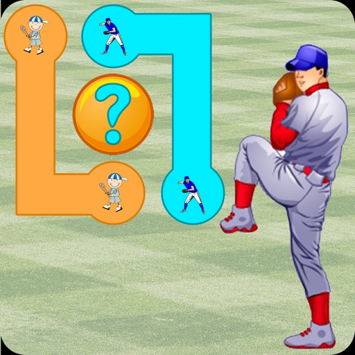 Match the Baseball Player - Awesome Fun Puzzle Pair Up for Little Kids Icon