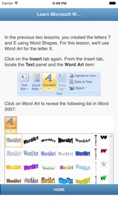 Learn MS Word screenshot #2 for iPhone