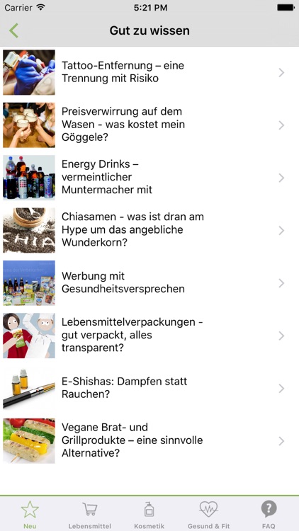 Essplorer - Lebensmittel, Ernährung, Kosmetik