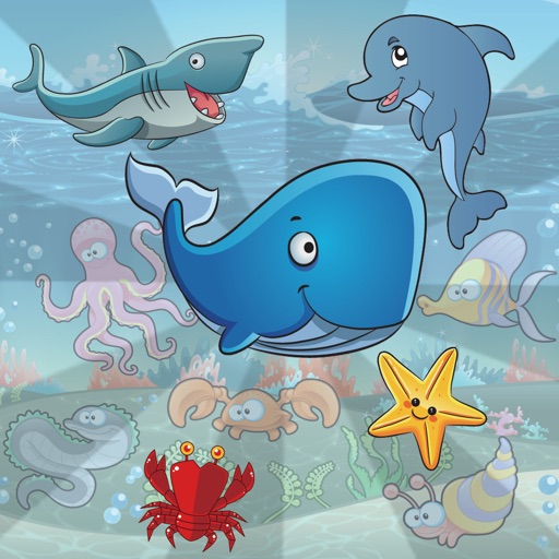 Match For Under Water World Aquarium puzzle icon