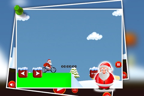 santa bike game - Free Funny Racing Game with Santa screenshot 2