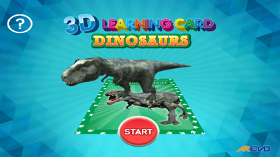 3D LEARNING CARD DINOSAURS app screenshot