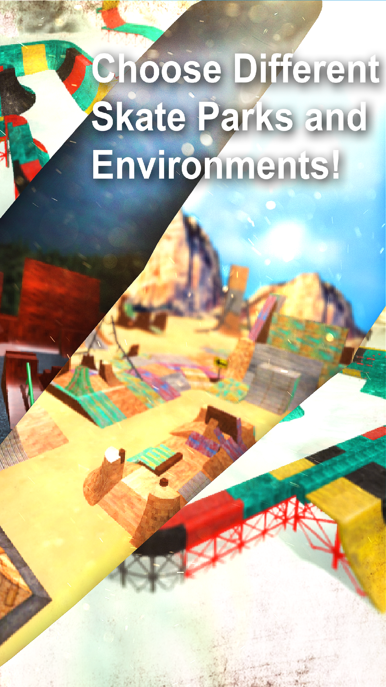 Epic Skate 3D -Free HD Skateboard Game screenshot 5
