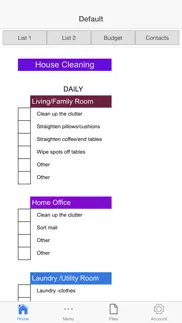 home cleaning iphone screenshot 2