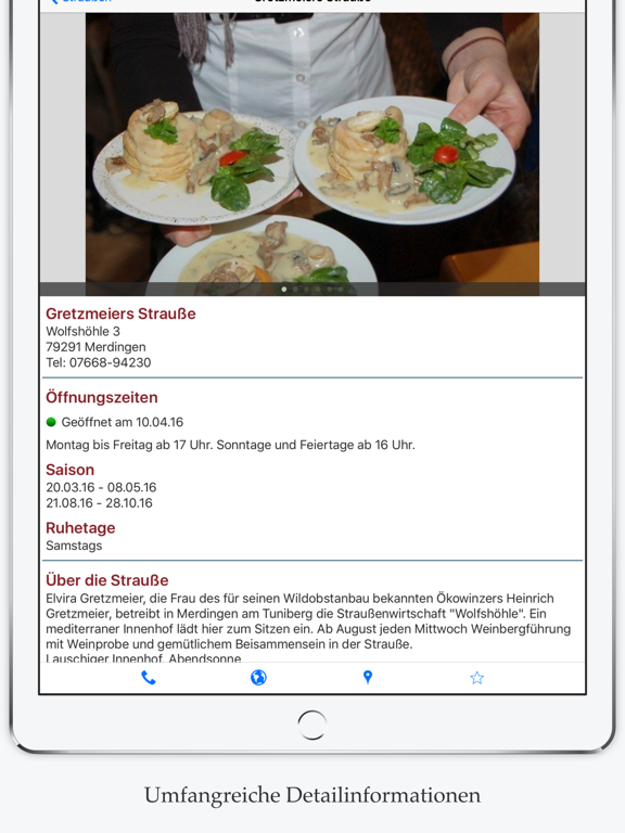 Screenshot #6 pour BZ Straußenführer für Freiburg, den Schwarzwald und Südbaden – Badische Zeitung