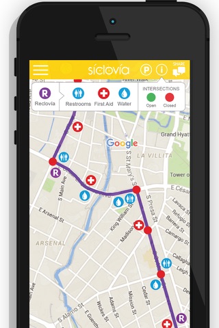 Siclovia screenshot 2