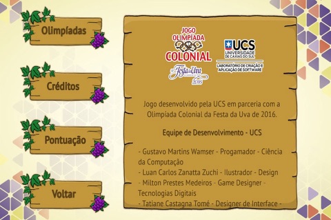 Jogo Olimpíada Colonial screenshot 2