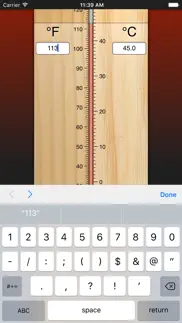 temperatur umrechner iphone bildschirmfoto 2