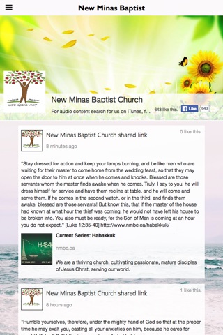 New Minas Baptist Church screenshot 2