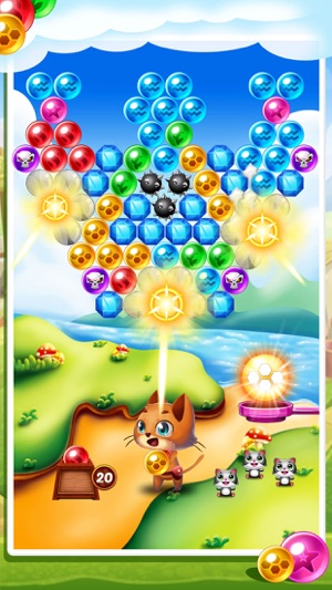 猫魔女泡泡 - Witch Cat Pop - Addicting World Bubble Shooter Game (圖3)-速報App