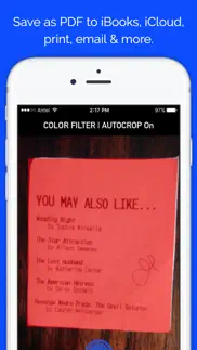 easy scanner - scan documents to pdf in ibooks, email, print & more iphone screenshot 2