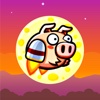 Pink Flappy Pig - Flying Like a Bird