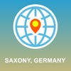 Saxony, Germany Map - Offline Map, POI, GPS, Directions