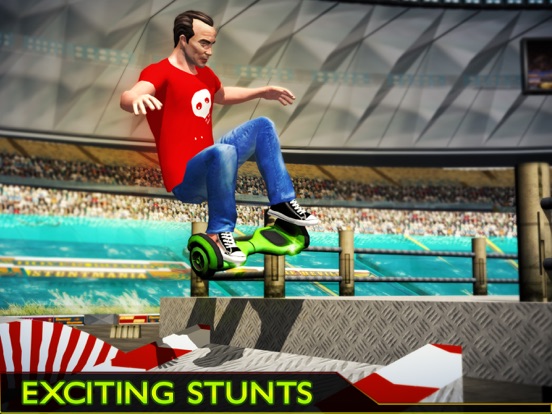 Hoverboard Stunts Hero 2016 iPad app afbeelding 1
