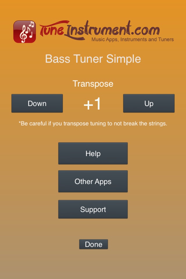 Bass Tuner Simple screenshot 4